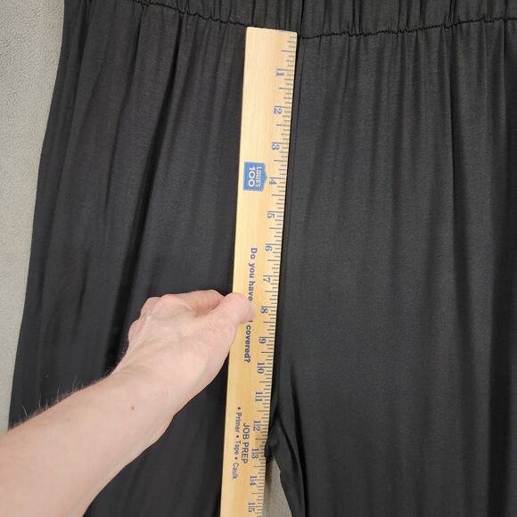 Trina Turk Halter Jumpsuit L Women Black Elastic Waist Sleeveless Resortwear NEW - Picture 5 of 9